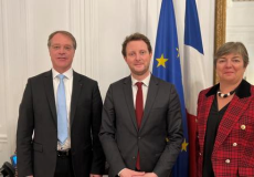 François Asselin a rencontré le ministre délégué chargé des Transports